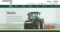 Desktop Screenshot of agrozootec-lda.com