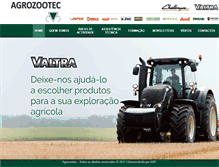 Tablet Screenshot of agrozootec-lda.com